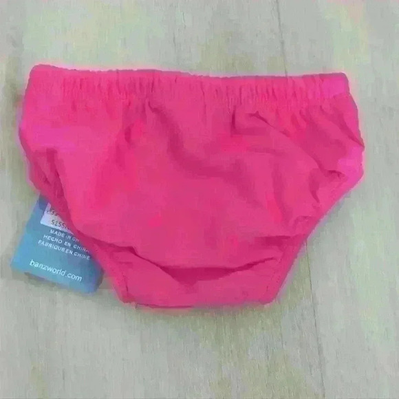 BANZ | Kid's Hot Pink  UV Swim Diaper 8-12 Months - Picture 3 of 4